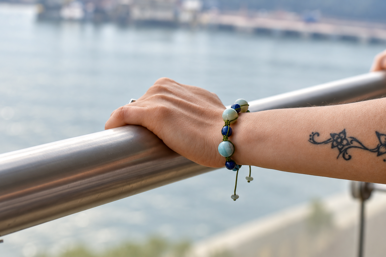 Pulsera RANA de piedras naturales